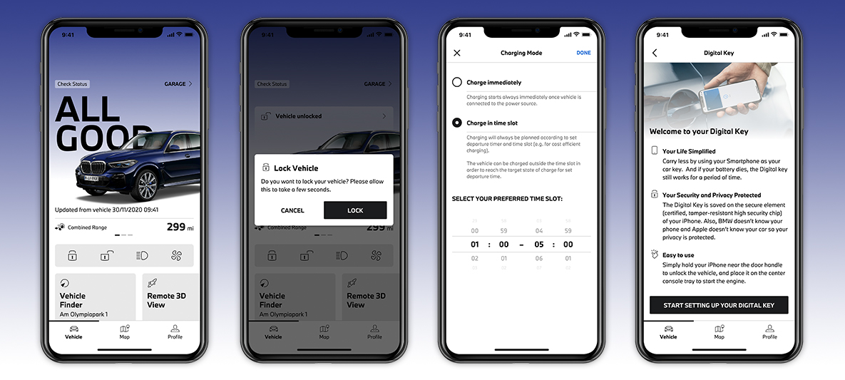 My BMW App remotely control my vehicle screen on smartphone My BMW App remotely control my vehicle screen on smartphone