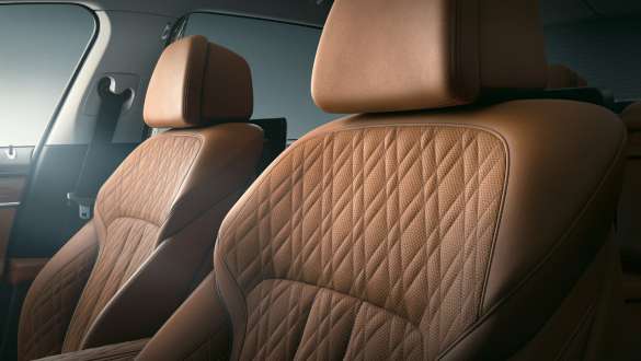 BMW 7 Series Sedan seats in leather Nappa BMW 7 Series Sedan: close-up of the seats in leather Nappa