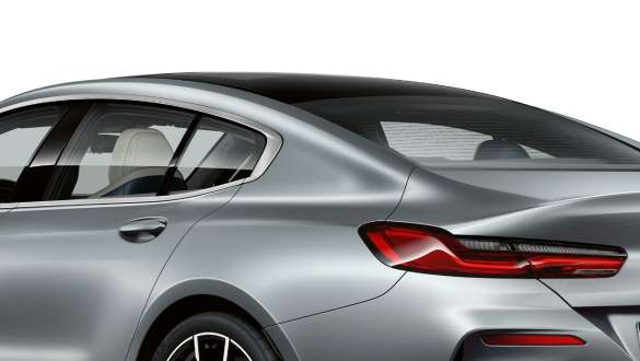 C-pillar with fin design BMW 8 Series Gran Coupé, C-pillar with fin design