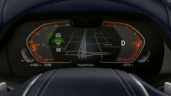 Driving Assistant Professional Driving Assistant Professional: Cloes-up of driver’s panel