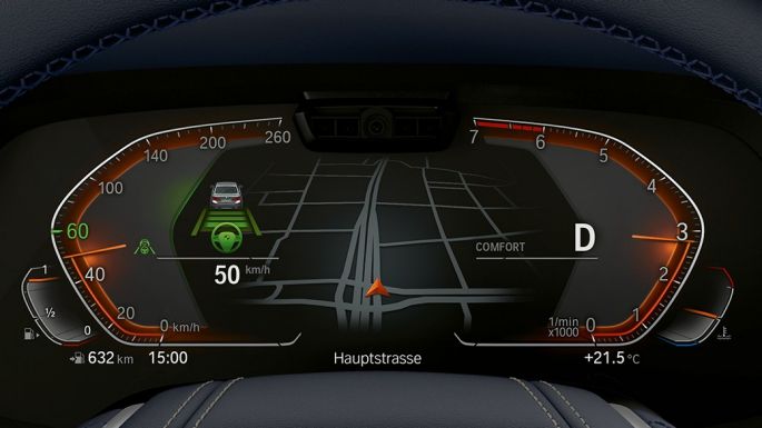Driving Assitant Plus & Parking Assistant Plus Driving Assitant Plus & Parking Assistant Plus: close-up of the instrument panel