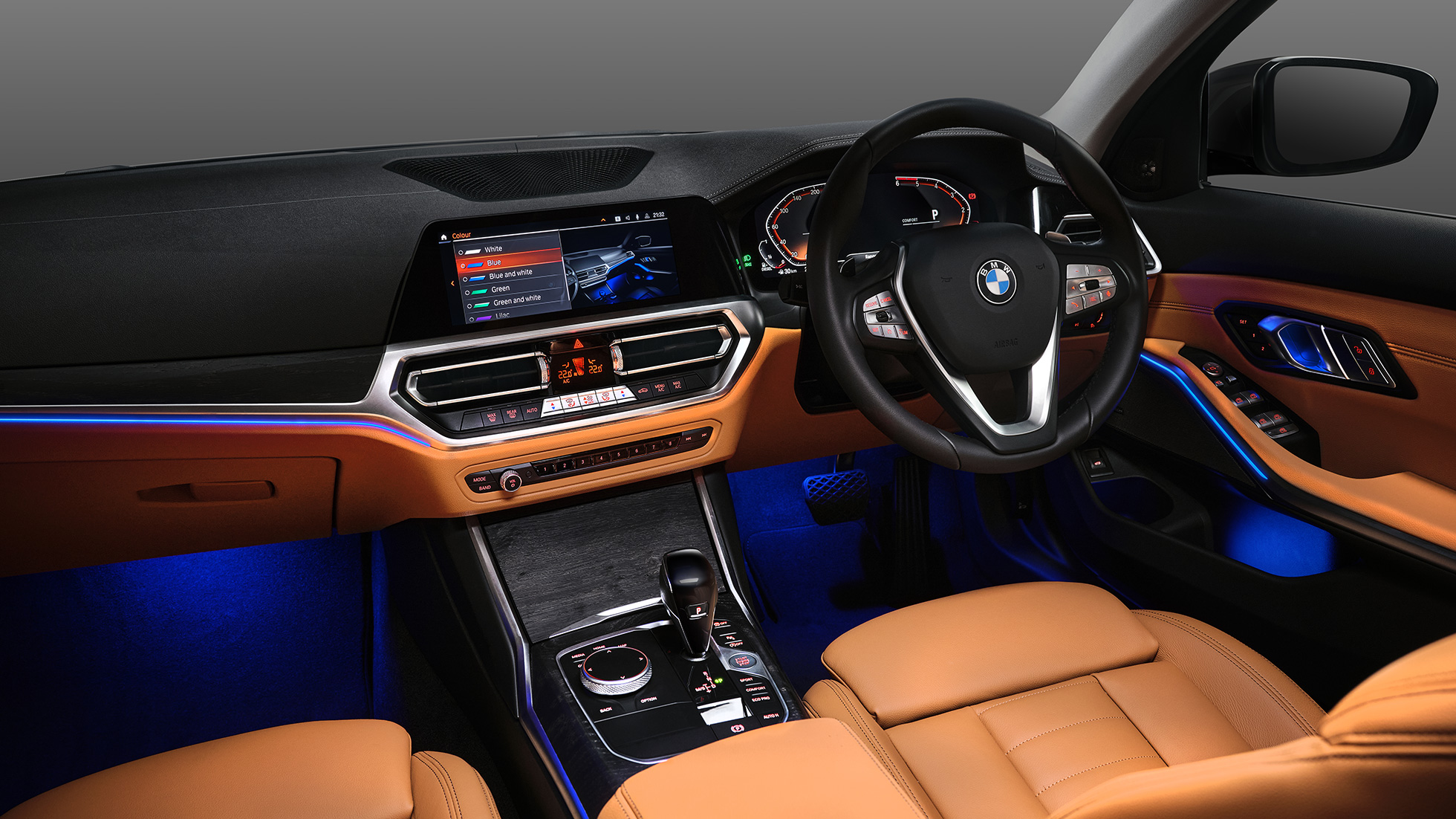 BMW 3 Series Sedan long-wheelbase G28 2021 cockpit BMW 3 Series Sedan long-wheelbase G28 2021 cockpit