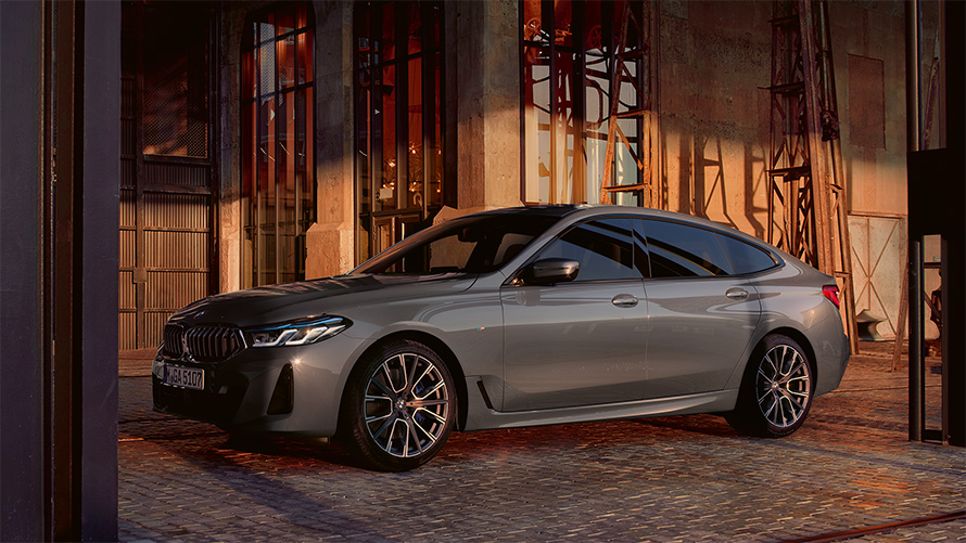 BMW 6 Series Gran Turismo 640i xDrive G32 2020 Bernina Grey side view