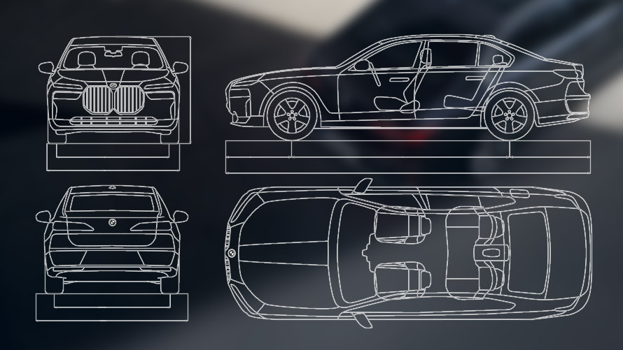 Technical data BMW 7 Series Sedan G70 ICE 740i BMW 7 Series Sedan G70 ICE 740i technical data