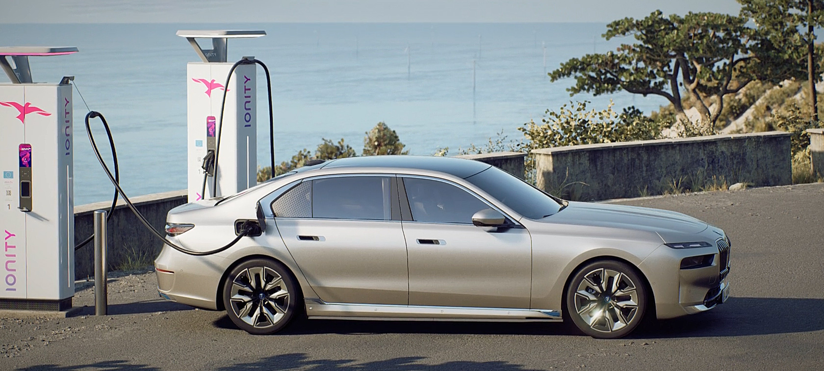 BMW i7 Sedan G70 Highlights Video Charging BMW i7 Sedan G70 Highlights Video Charging at home and public
