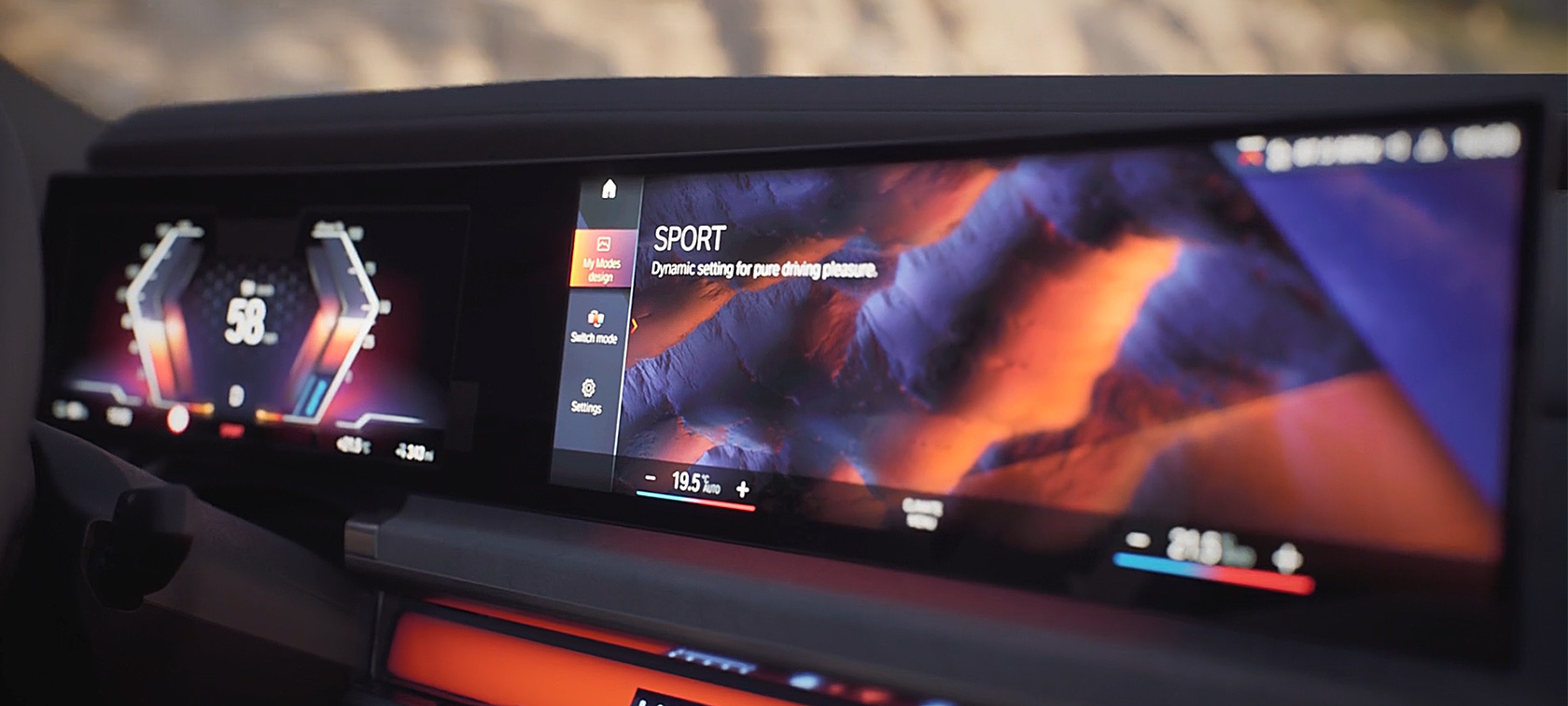 BMW i7 Sedan G70 MY Modes video BMW i7 Sedan G70 Interior My Modes in the video
