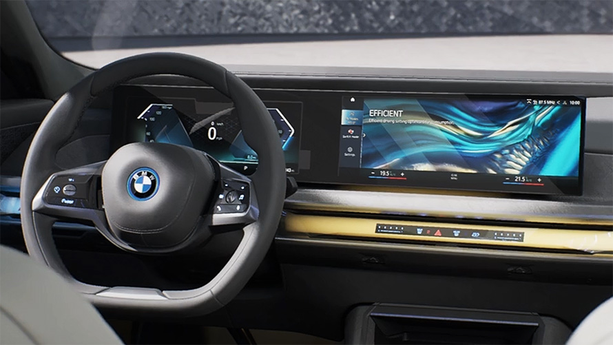 BMW i7 Sedan G70 Smart interior video BMW i7 Sedan G70 Smart interior in the video