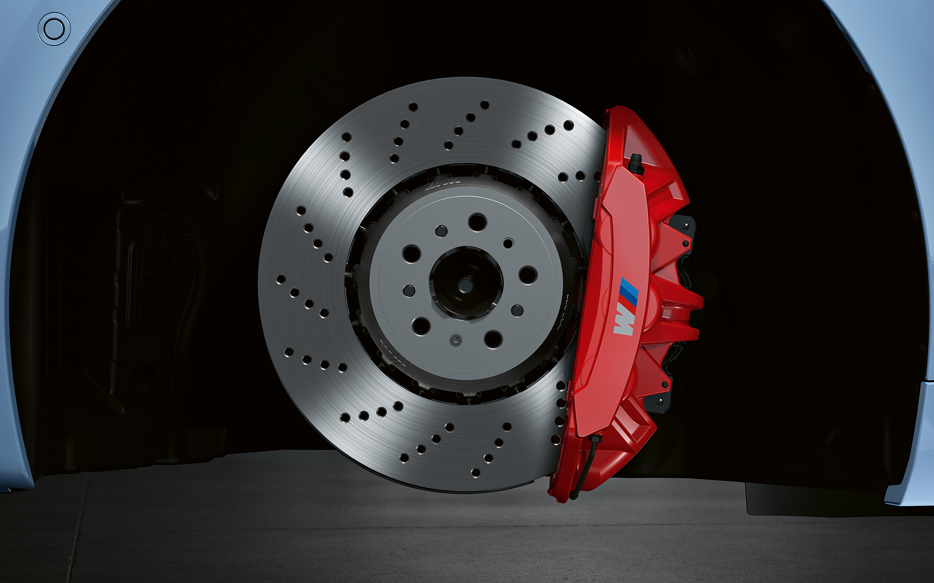 BMW M2 G87 M Compound brakes, Red high-gloss M Compound brakes, Red high-gloss BMW M2 G87