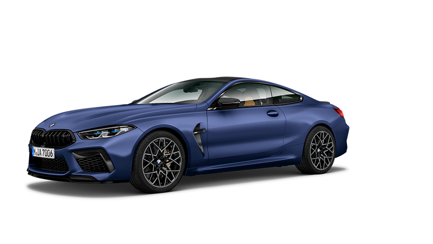 BMW M8 Coupé (F92) three-quarter side view BMW M8 Coupé (F92) three-quarter side view