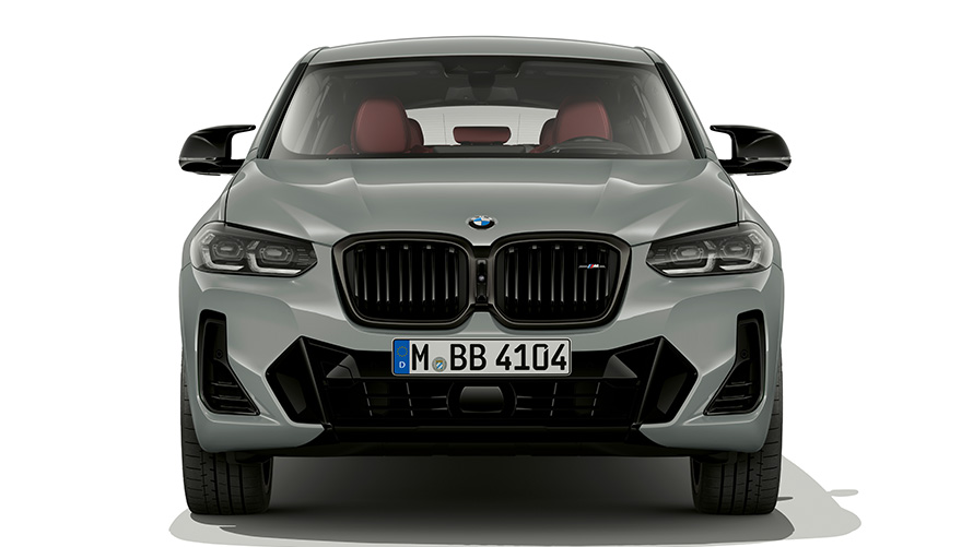 BMW X4 G02 Brooklyn Grey front design 2021 BMW X4 G02 Brooklyn Grey close-up front design 2021