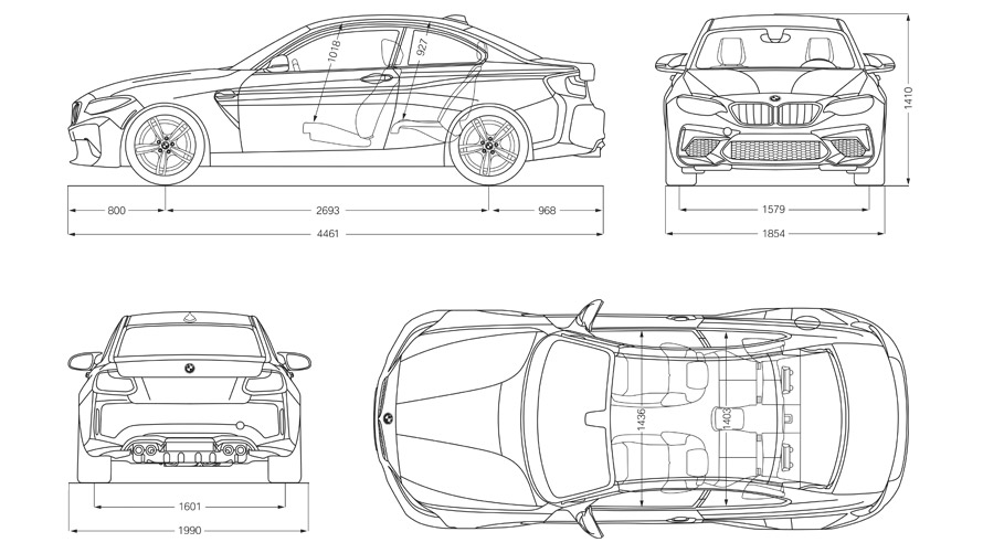 Bmw m5 чертеж