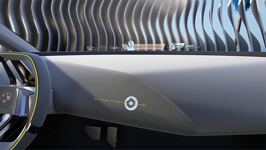 BMW i Vision Dee BMW Mixed Reality Slider BMW i Vision Dee Vision vehicle BMW Mixed Reality Slider