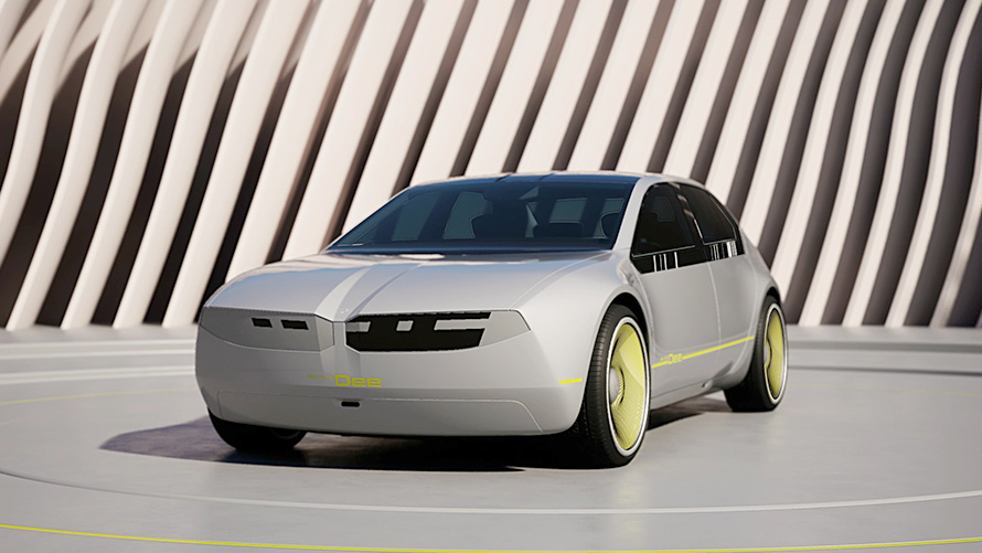 BMW i Vision Dee phygital icon BMW i Vision Dee Visionsfahrzeug phygital icon