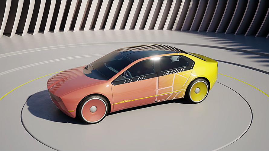 BMW i Vision Dee E Ink technology BMW i Vision Dee Vision vehicle E Ink technology