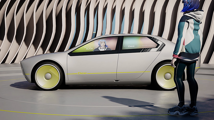 BMW i Vision Dee personal Avatar BMW i Vision Dee Vision vehicle personal Avatar