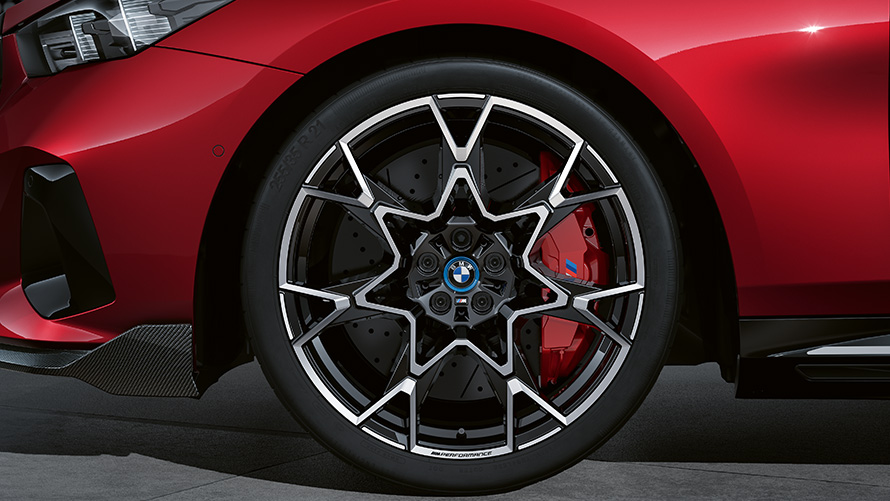BMW M Performance Parts BMW i5 G60 21" M Performance light alloy wheel Cross-spoke style 943 M Bicolour BMW M Performance Parts 2023 BMW i5 G60 21" M Performance light alloy wheel Cross-spoke style 943 M Bicolour