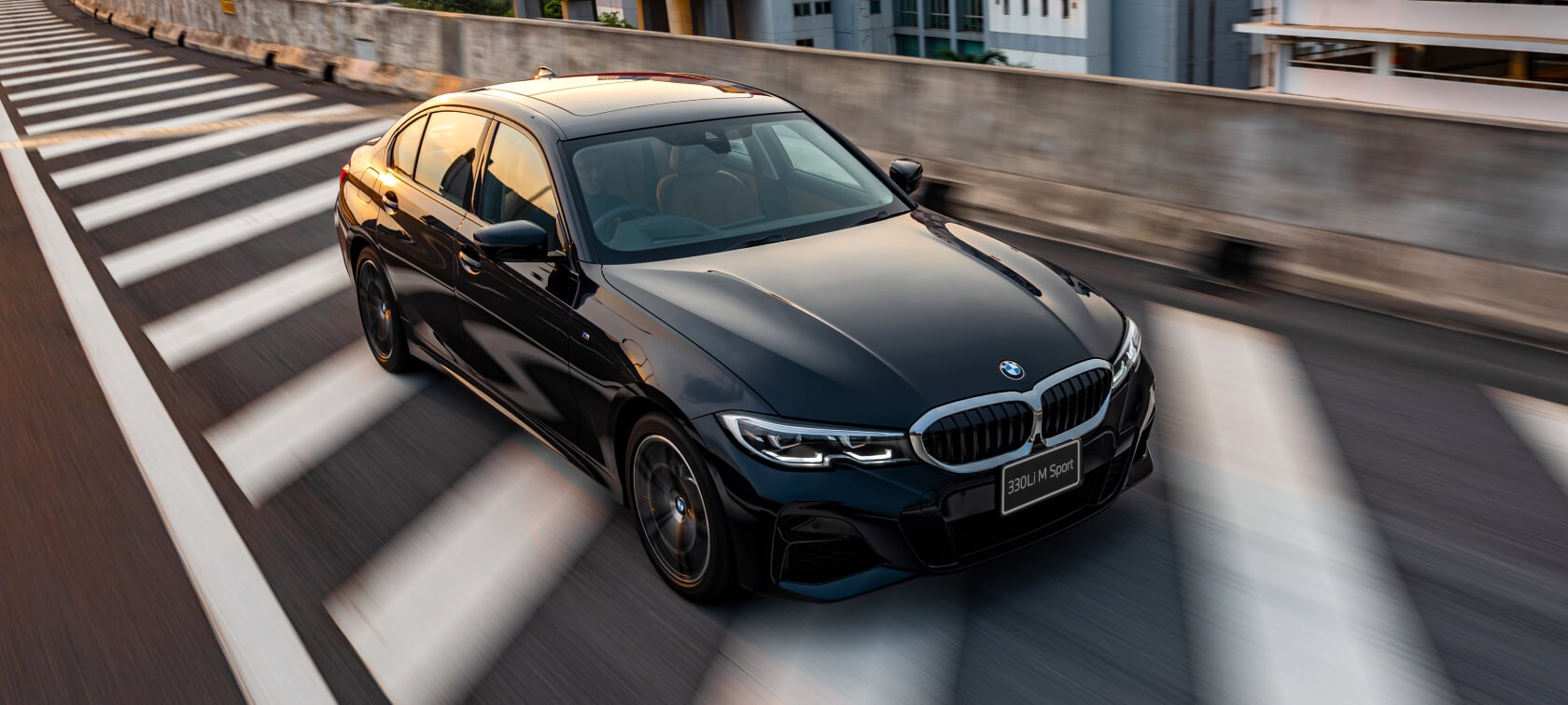BMW 3 Series Sedan long-wheelbase G28 2021 bird’s eye view BMW 3 Series Sedan long-wheelbase G28 2021 Cashmere Silver metallic bird’s eye view