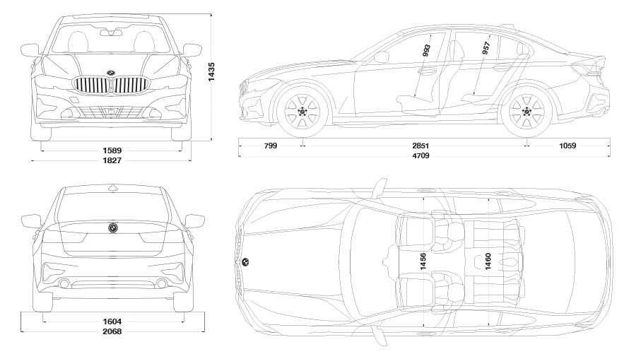 BMW 3 Series Sedan (G20) Engines & Technical Data