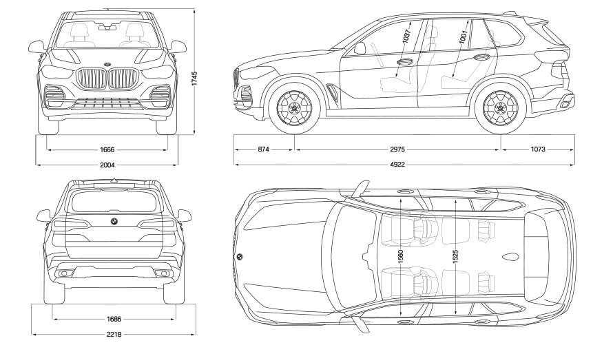 BMW X5 (G05) Engines & technical data