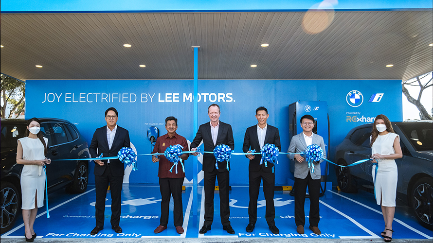 Lee Motors charging station & groundbreaking
