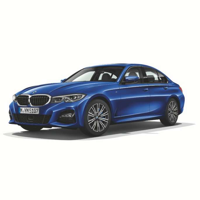 BMW 3 Series Sedan, Model M Sport. Side still shot of BMW 3 Series Sedan as Model M Sport.